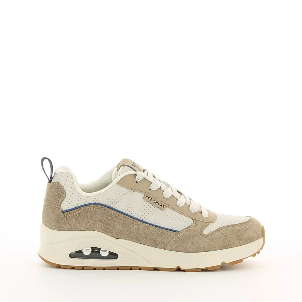 Image (2) de la chaussures Skechers - Baskets Beige en Cuir synthétique