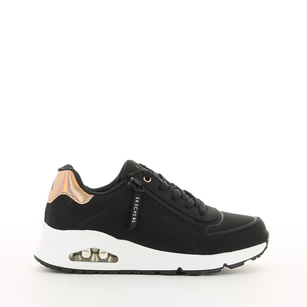 Image (2) de la chaussures Skechers - Baskets Noir en Cuir synthétique