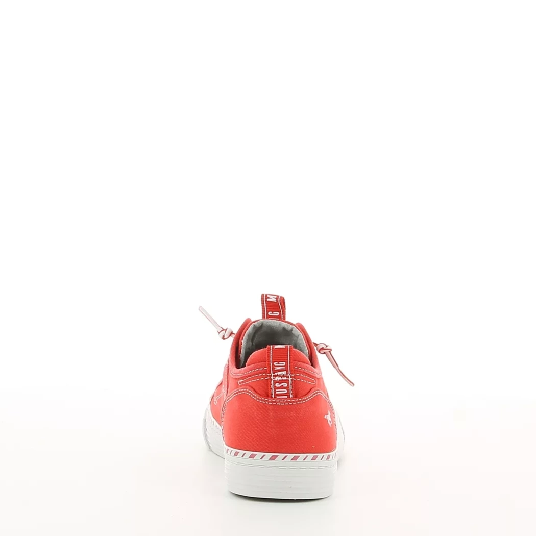 Image (3) de la chaussures Mustang - Baskets Rouge en Textile