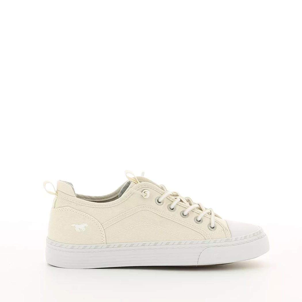 Image (2) de la chaussures Mustang - Baskets Beige en Textile