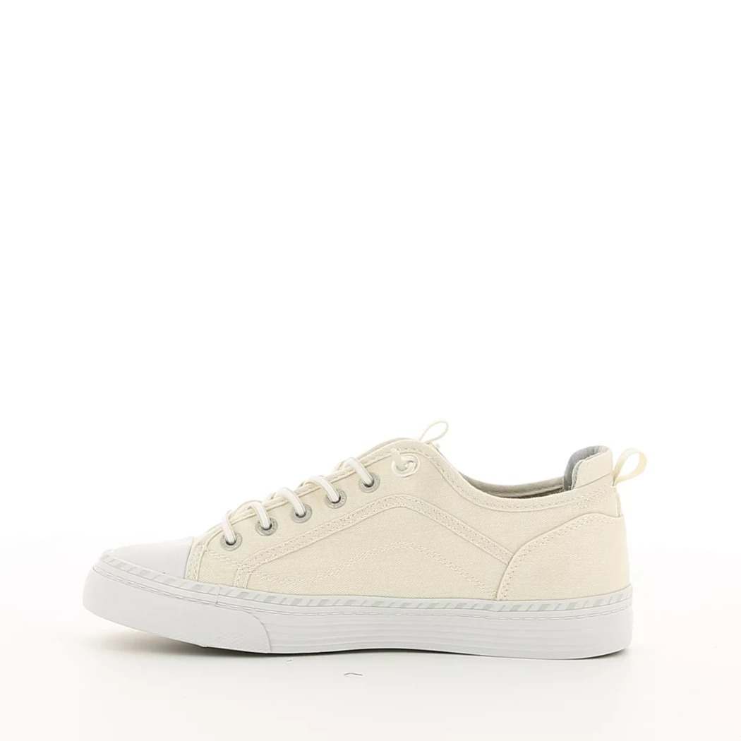 Image (4) de la chaussures Mustang - Baskets Beige en Textile