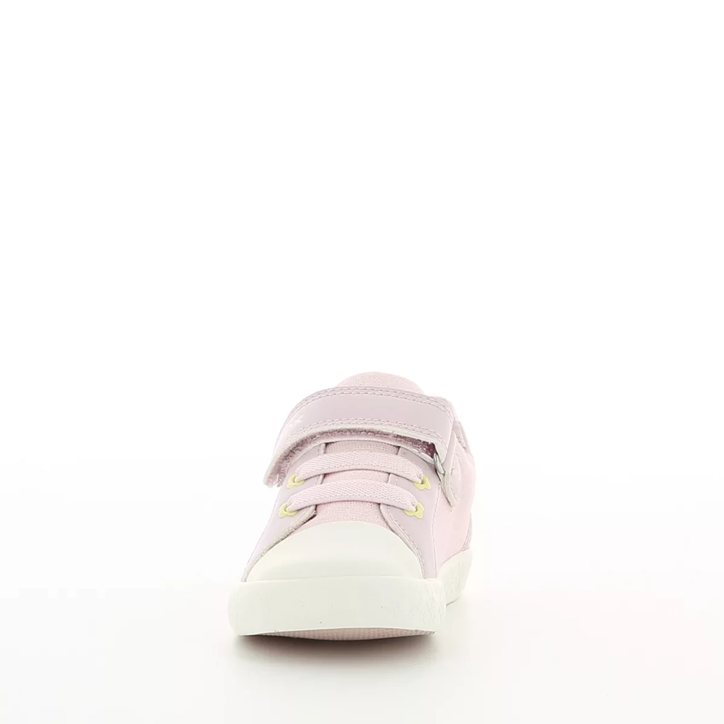 Image (5) de la chaussures Geox - Baskets Rose en Cuir synthétique