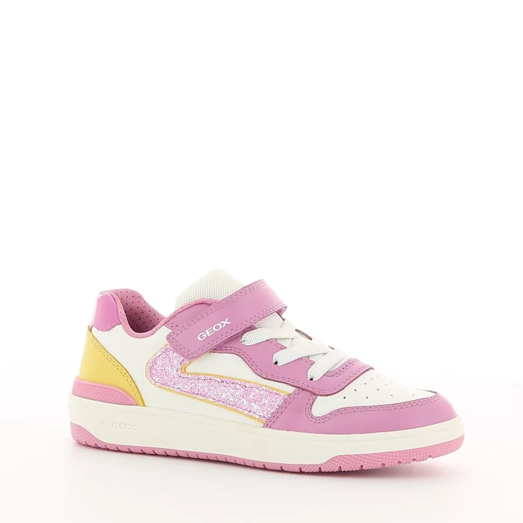 Image (1) de la chaussures Geox - Baskets Blanc en Cuir synthétique