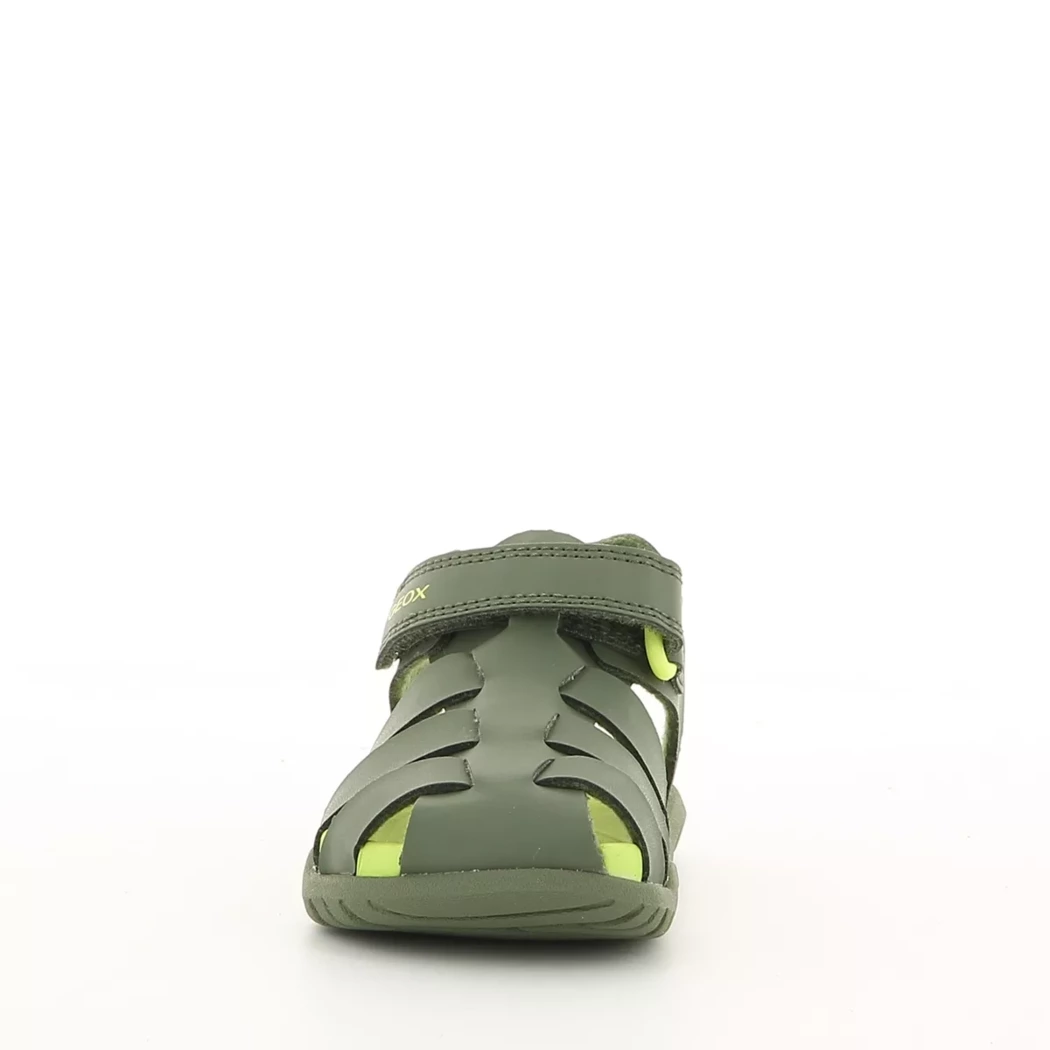 Image (5) de la chaussures Geox - Sandales et Nu-Pieds Vert en Cuir synthétique