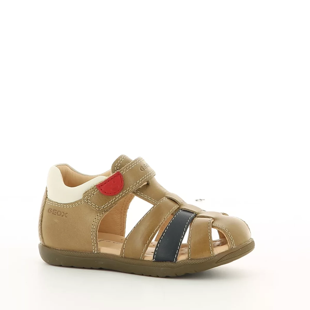 Image (1) de la chaussures Geox - Sandales et Nu-Pieds Cuir naturel / Cognac en Cuir