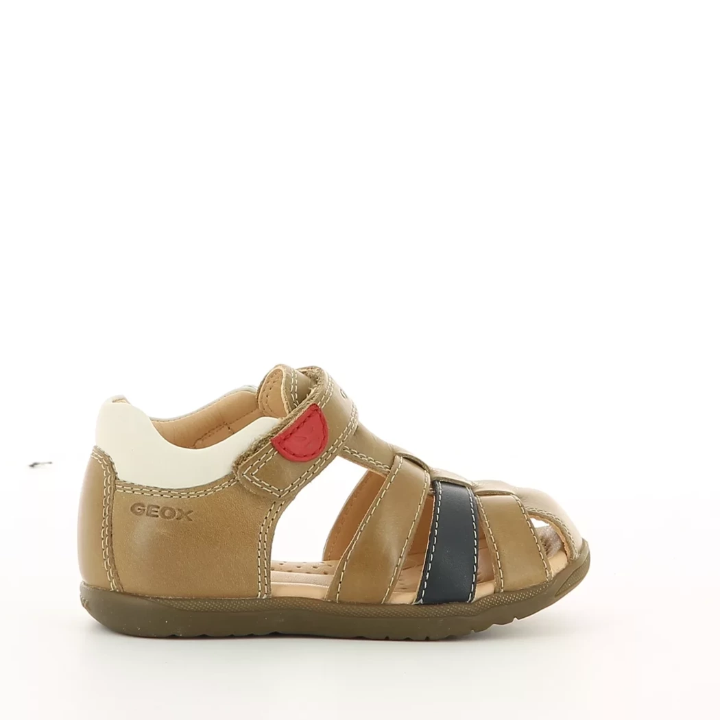 Image (2) de la chaussures Geox - Sandales et Nu-Pieds Cuir naturel / Cognac en Cuir