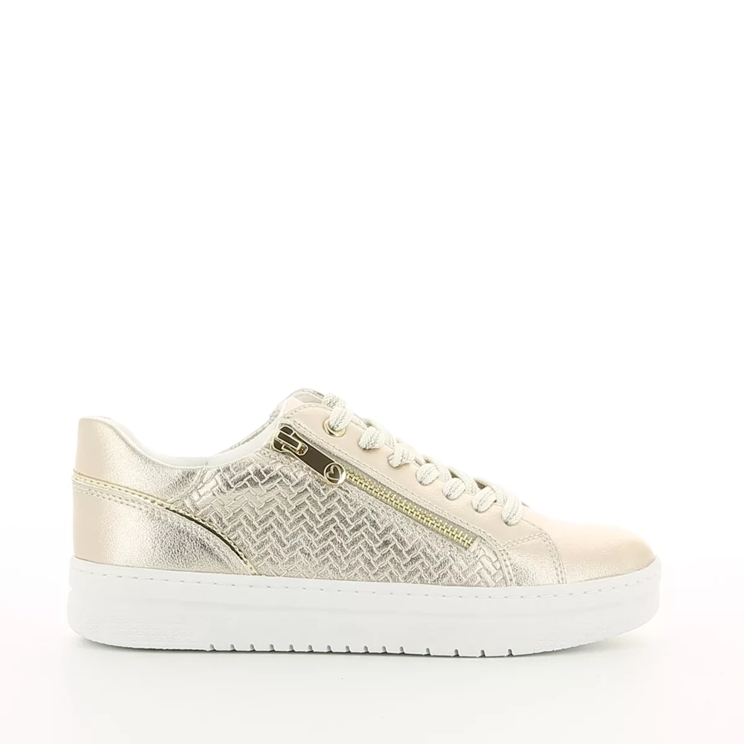 Image (2) de la chaussures Marco Tozzi - Baskets Or / Bronze / Platine en Cuir synthétique