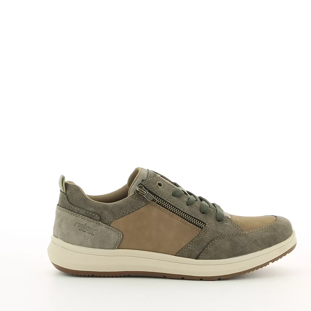 Image (2) de la chaussures Rieker - Baskets Taupe en Cuir