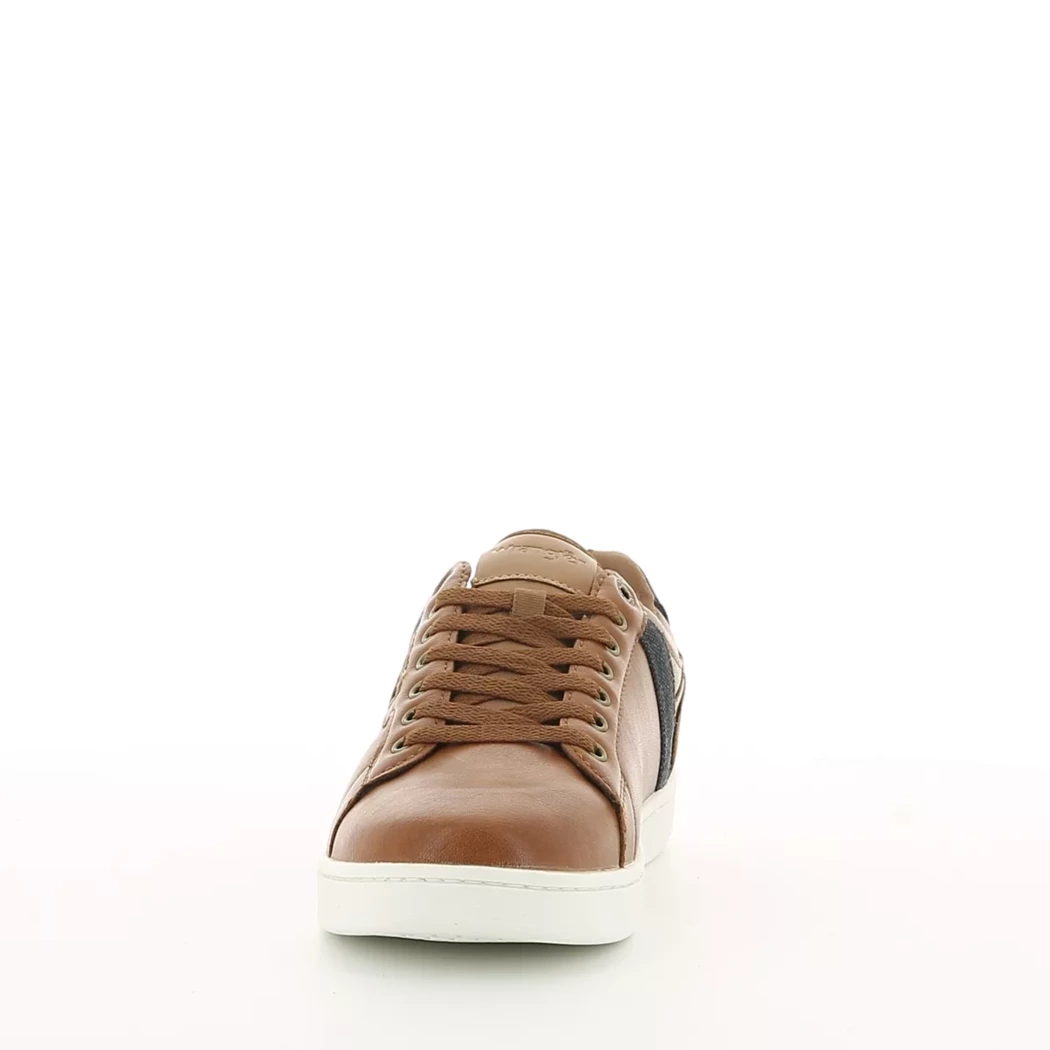 Image (5) de la chaussures Wrangler - Baskets Cuir naturel / Cognac en Cuir synthétique