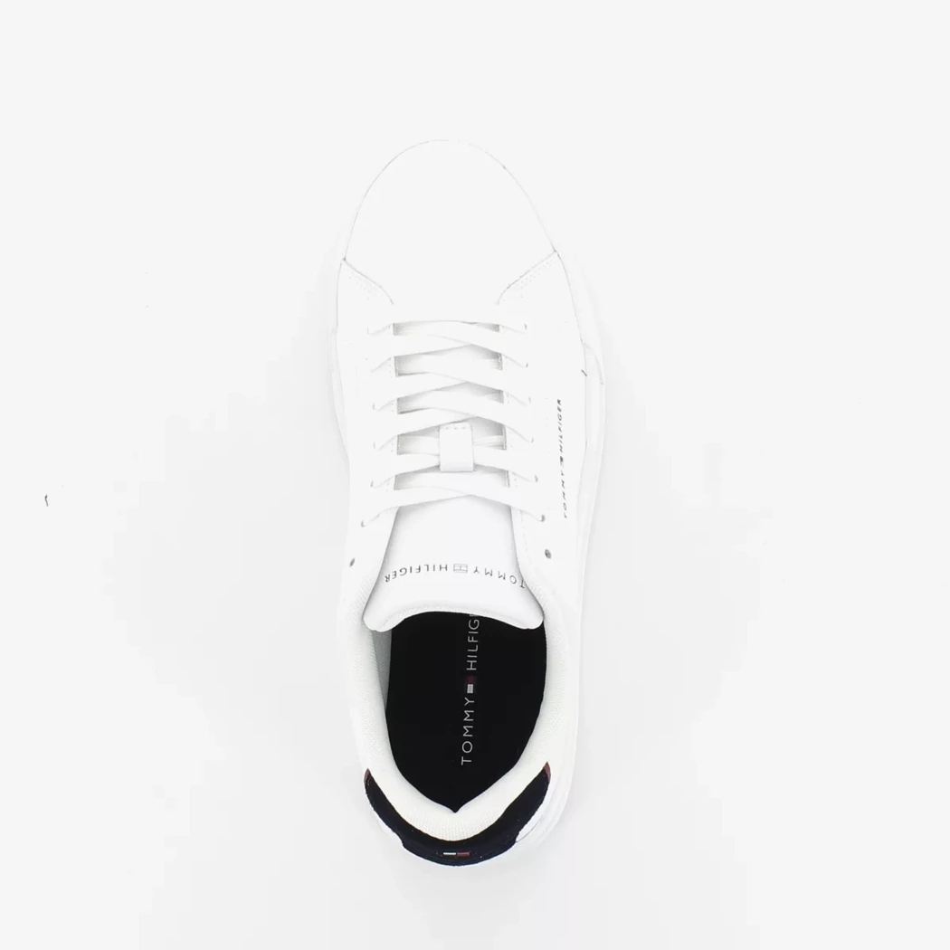 Image (6) de la chaussures Tommy Hilfiger - Baskets Blanc en Cuir