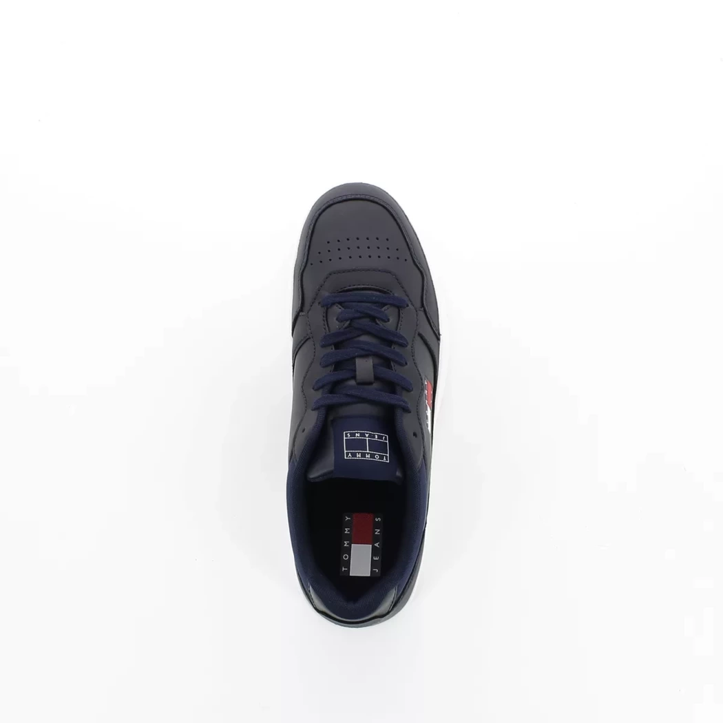 Image (6) de la chaussures Tommy Hilfiger - Baskets Bleu en Cuir