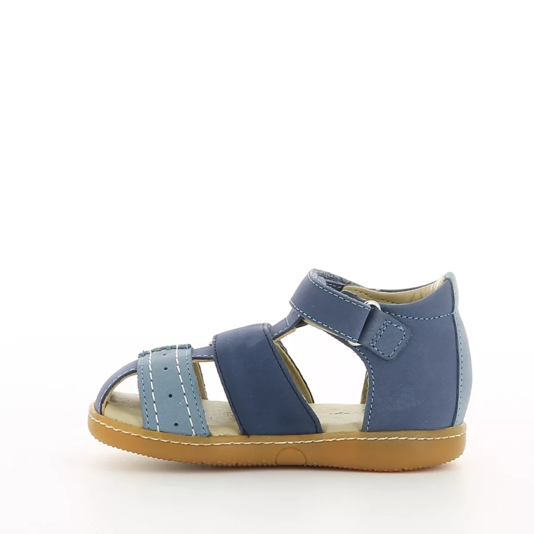 Image (4) de la chaussures Kickers - Sandales et Nu-Pieds Bleu en Cuir nubuck