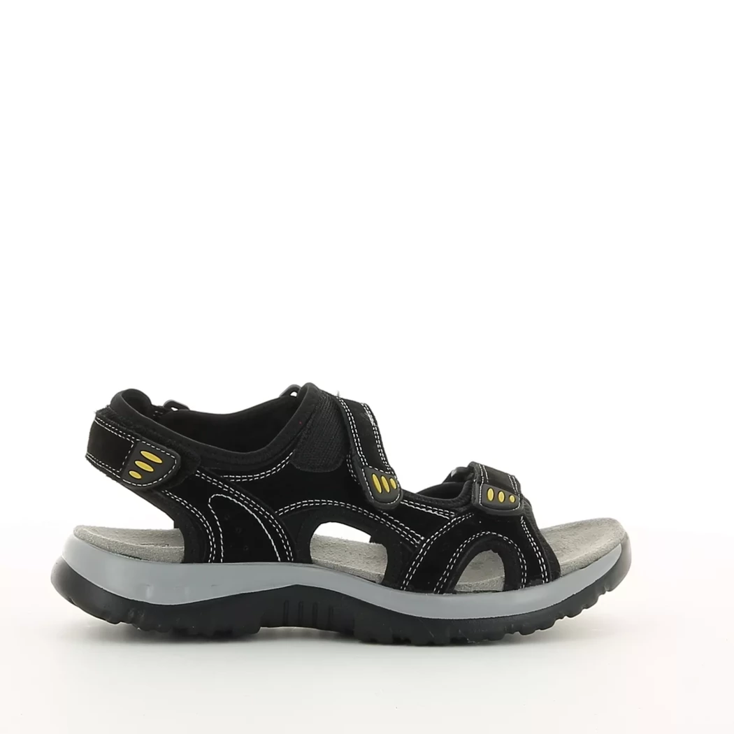 Image (2) de la chaussures Atlas - Sandales et Nu-Pieds Noir en Cuir