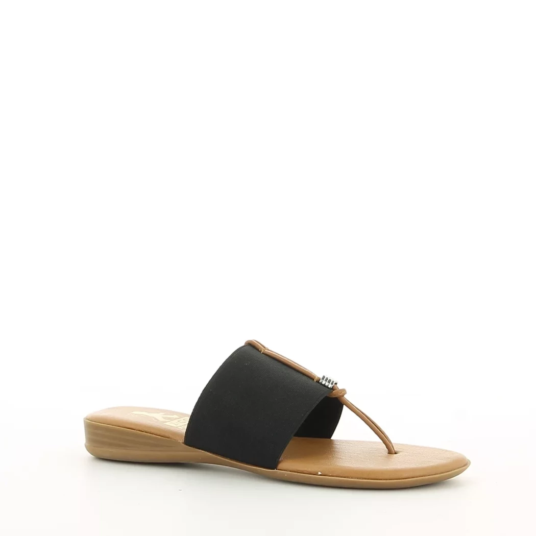 Image (1) de la chaussures 2 Go - Mules et Sabots Noir en Textile