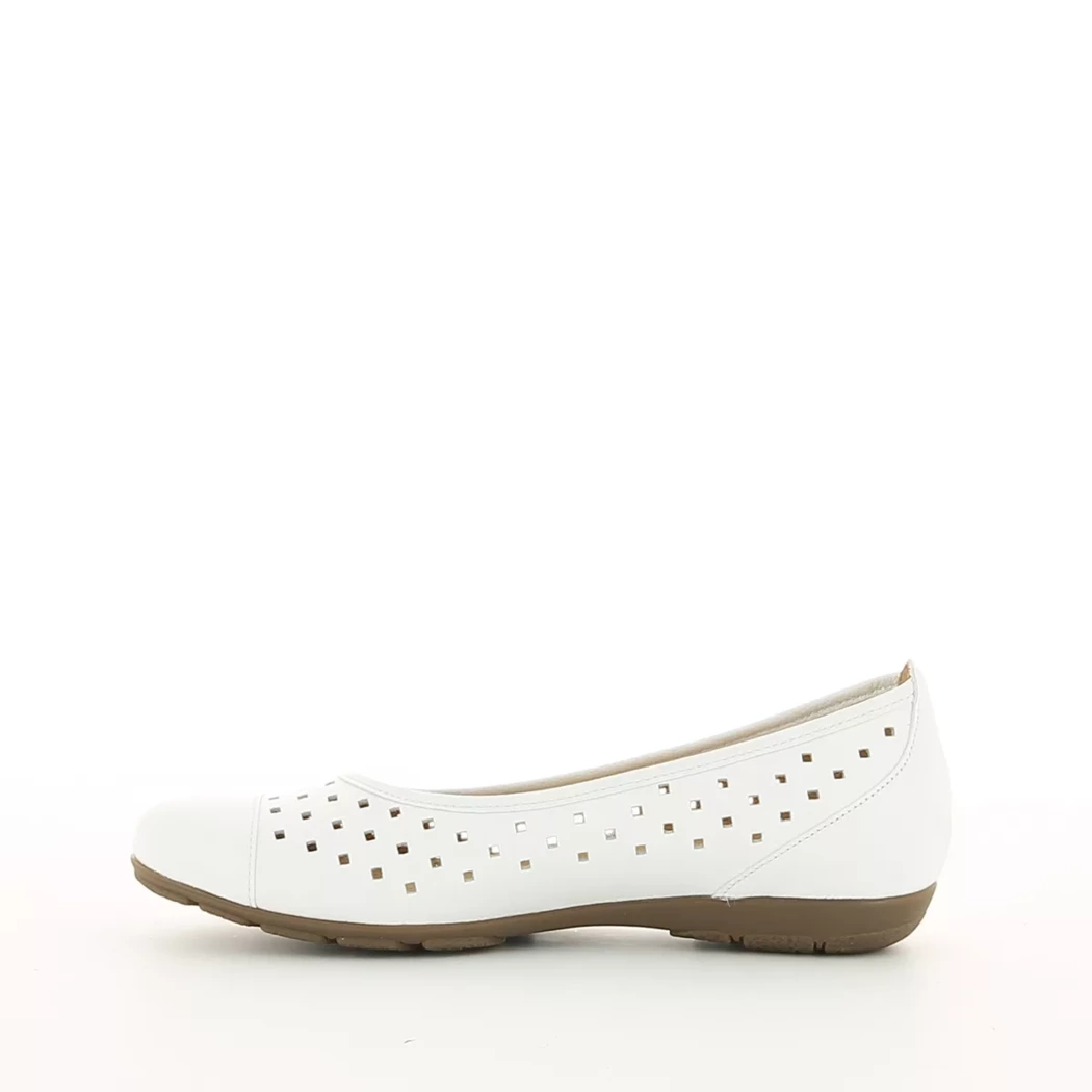 Image (4) de la chaussures Gabor - Ballerines Blanc en Cuir