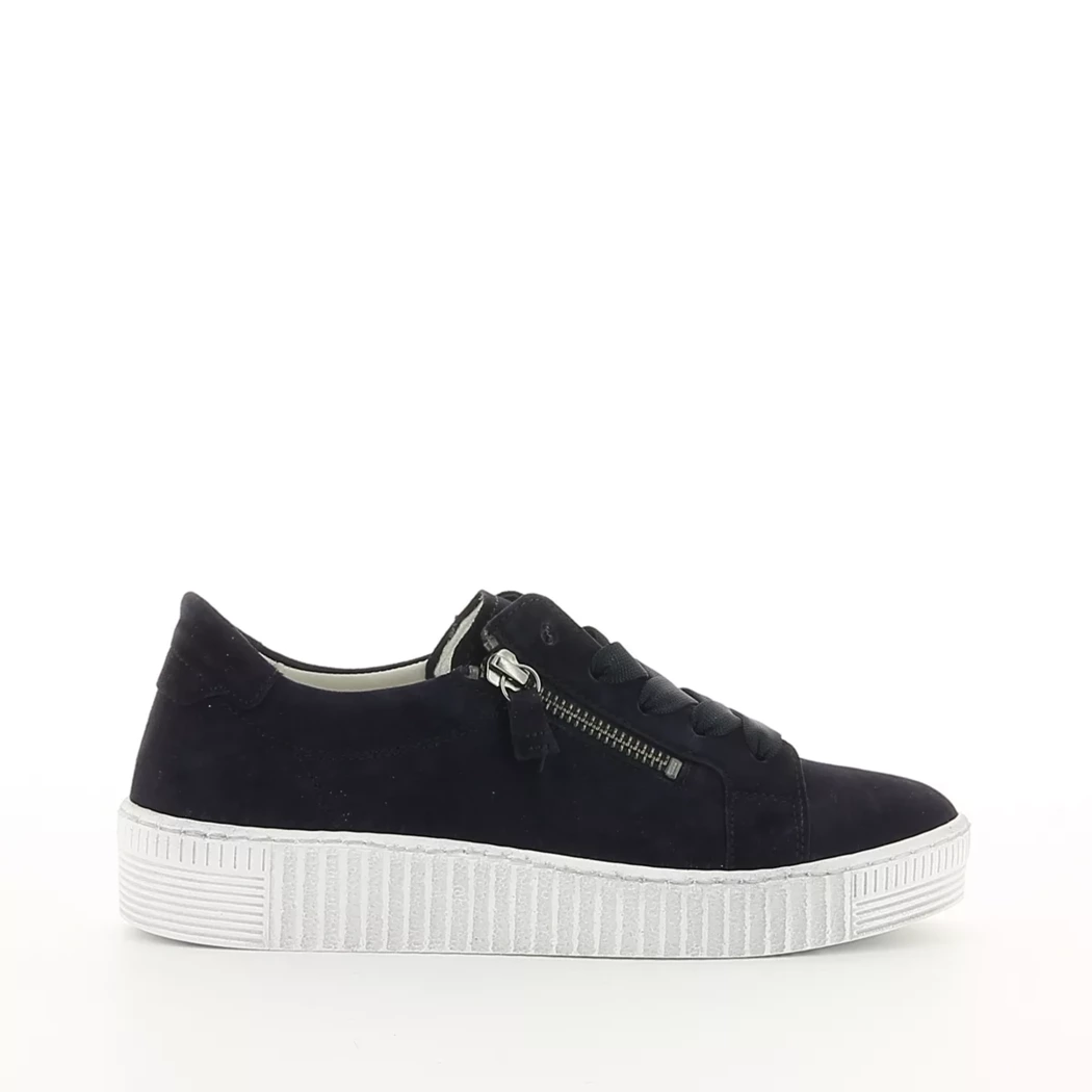 Image (2) de la chaussures Gabor - Baskets Bleu en Cuir nubuck