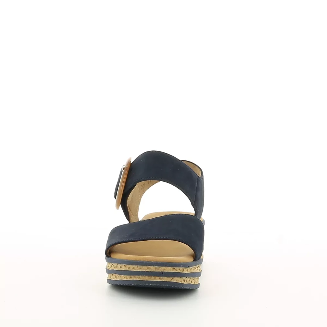 Image (5) de la chaussures Gabor - Sandales et Nu-Pieds Bleu en Cuir nubuck