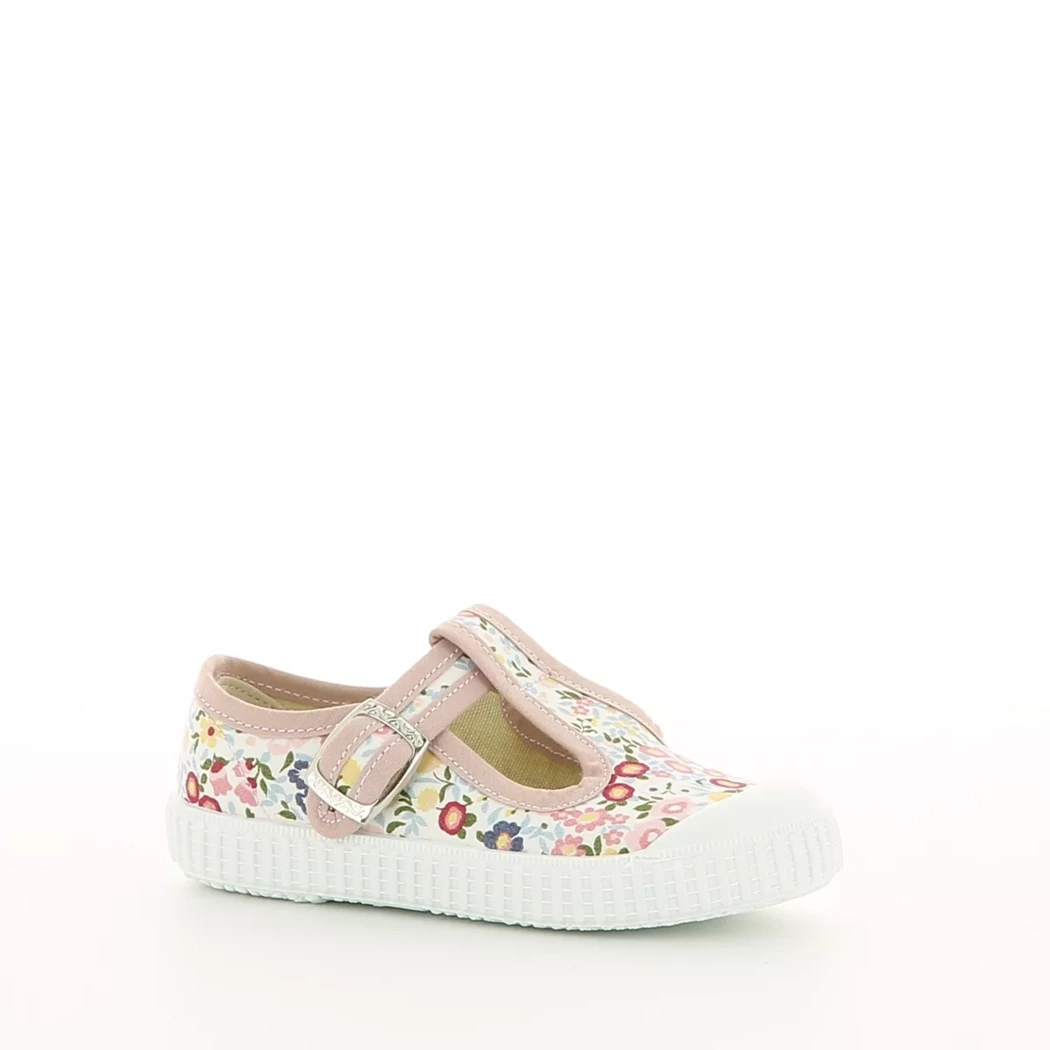 Image (1) de la chaussures Kmins - Sandales et Nu-Pieds Rose en Textile