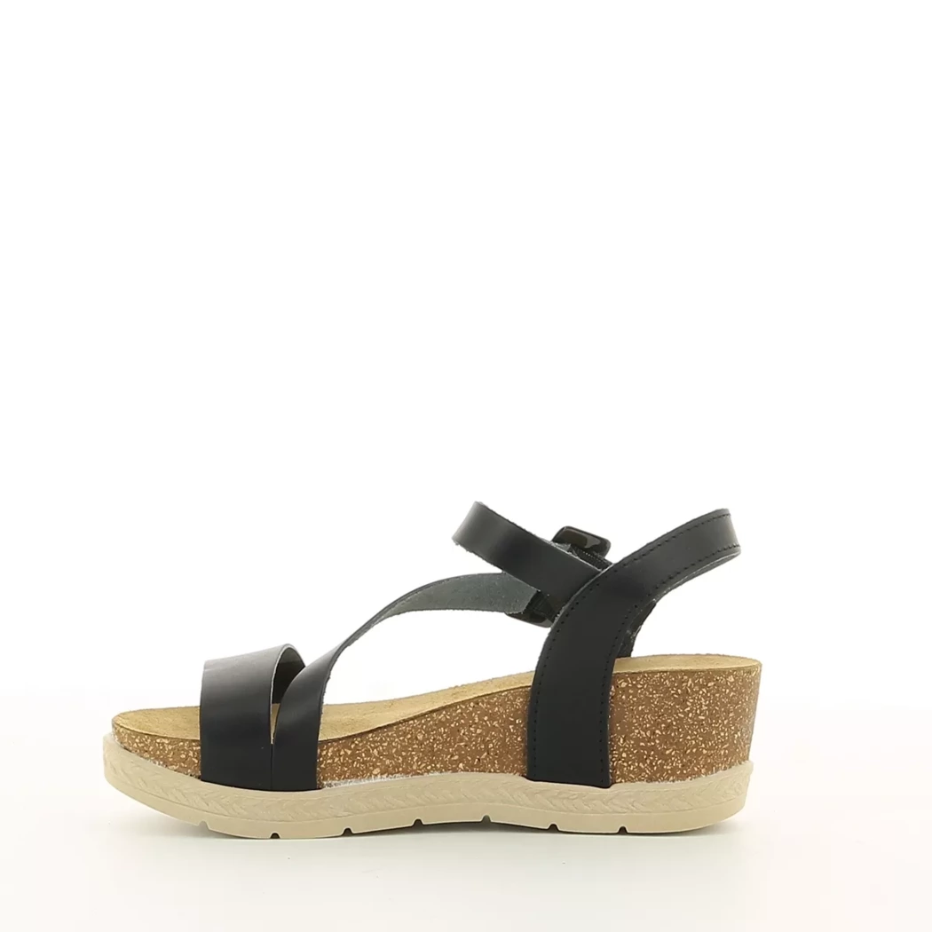 Image (4) de la chaussures Diabolo Studio - Sandales et Nu-Pieds Noir en Cuir