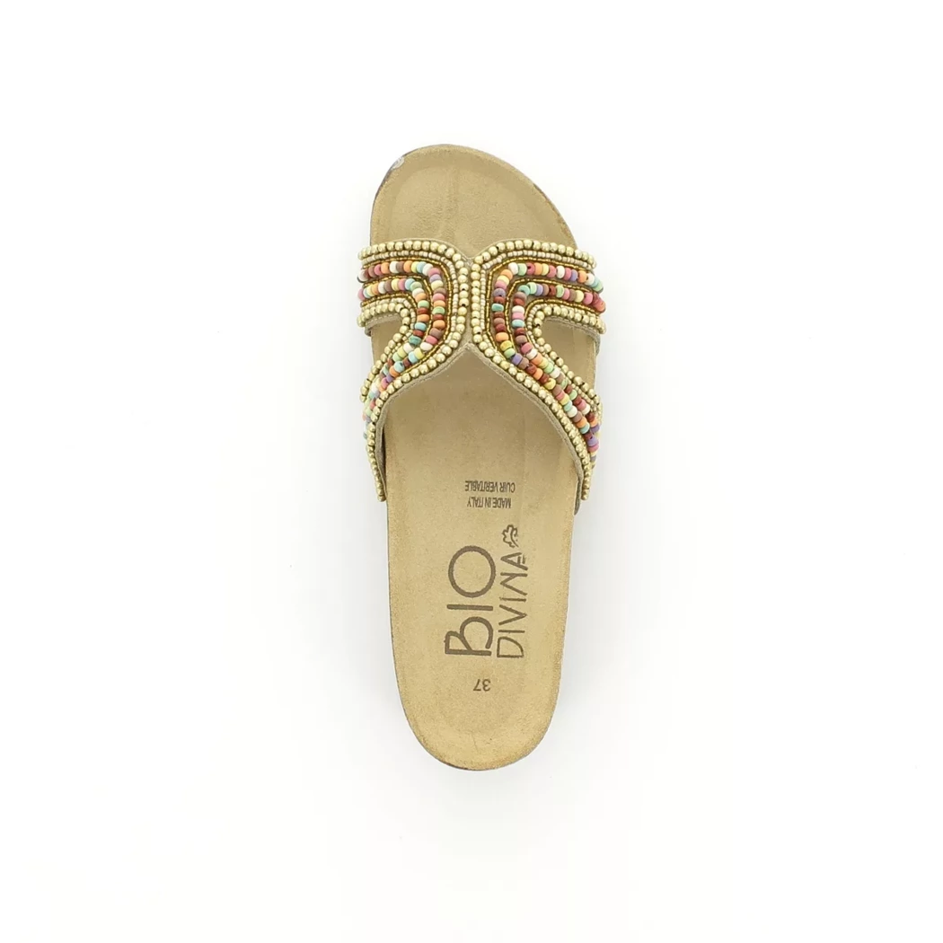 Image (6) de la chaussures Bio Divina - Mules et Sabots Multicolore en Cuir