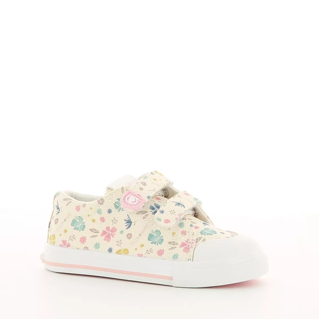 Image (1) de la chaussures Technobaby - Baskets Beige en Textile