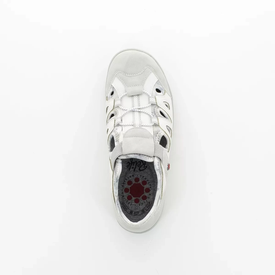 Image (6) de la chaussures Relife - Baskets Blanc en Cuir synthétique