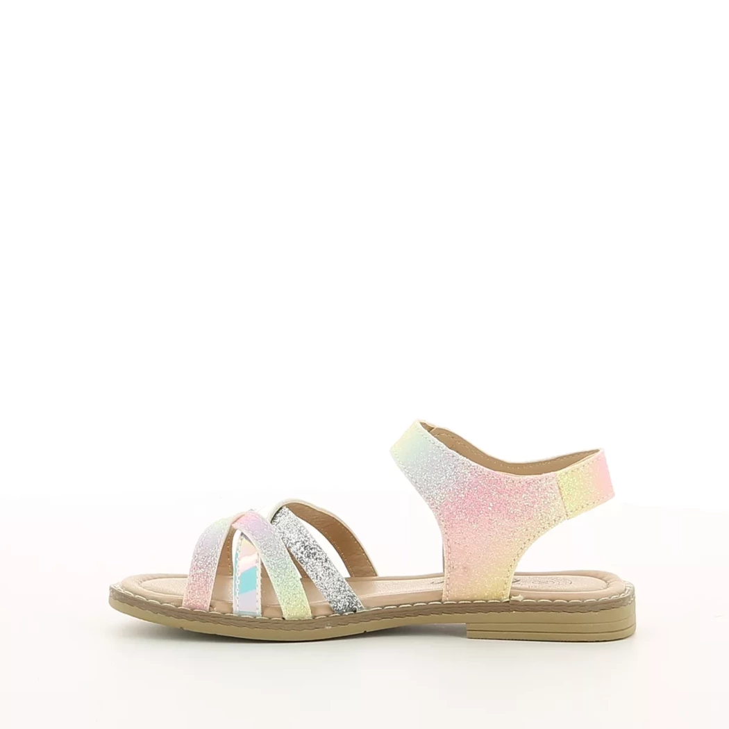 Image (4) de la chaussures Divina - Sandales et Nu-Pieds Multicolore en Cuir synthétique