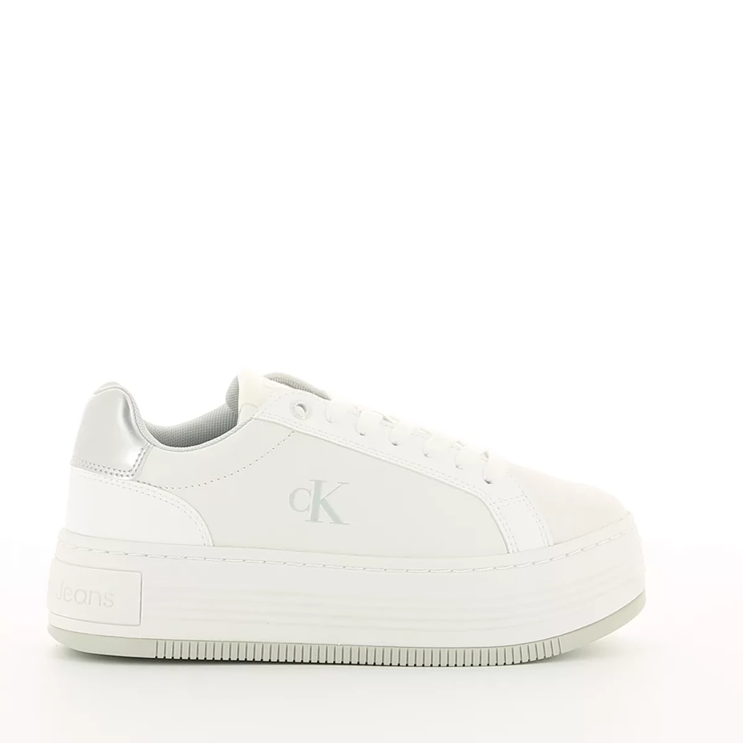 Image (2) de la chaussures Calvin Klein - Baskets Blanc en Cuir