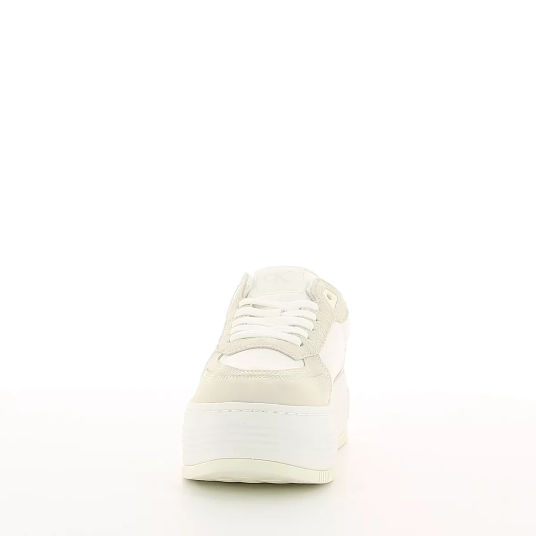 Image (5) de la chaussures Calvin Klein - Baskets Blanc en Cuir nubuck