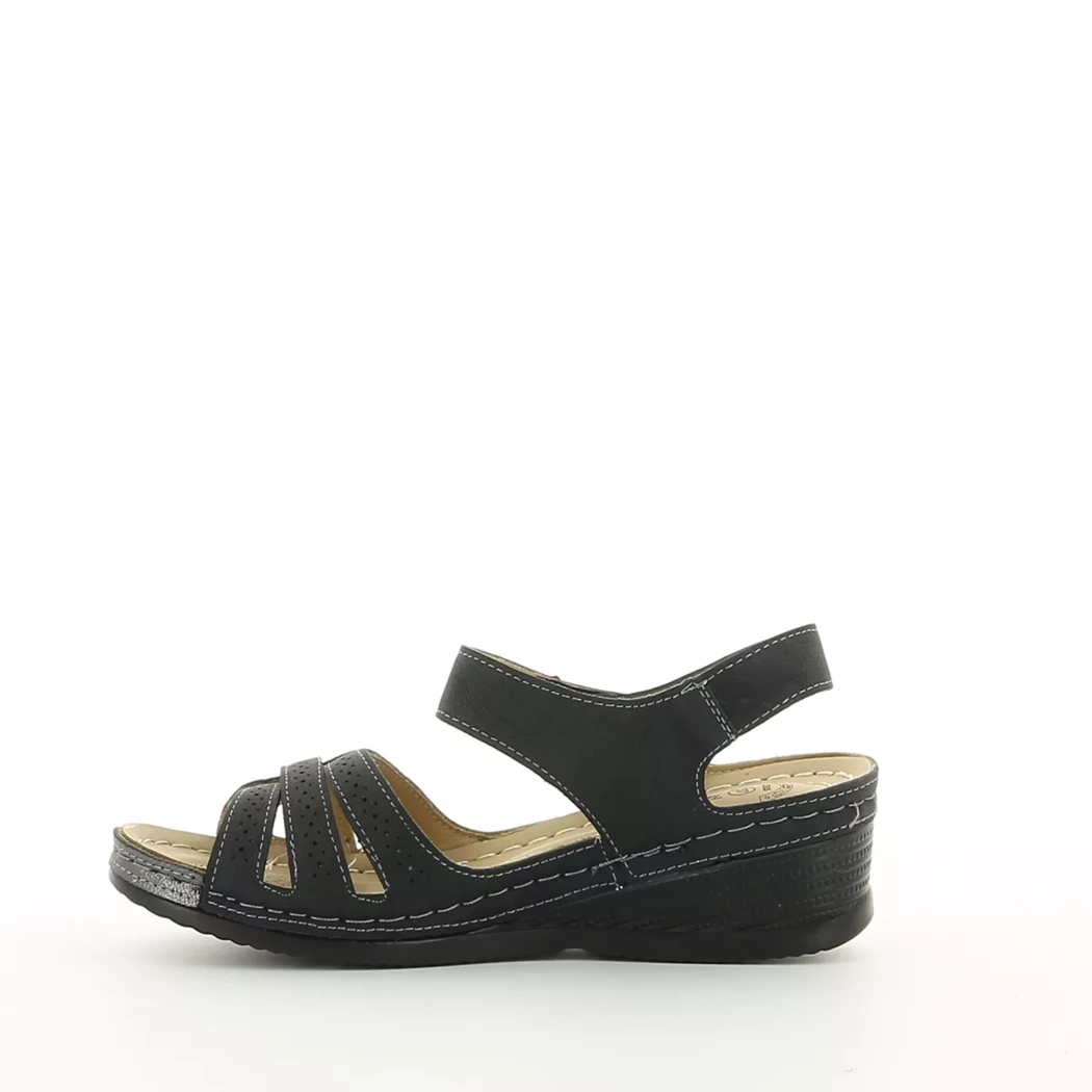 Image (4) de la chaussures Tango and Friends - Sandales et Nu-Pieds Noir en Cuir synthétique