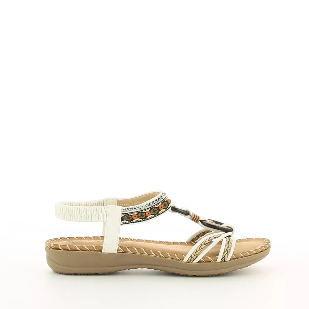 Image (2) de la chaussures Tango and Friends - Sandales et Nu-Pieds Blanc en Cuir synthétique