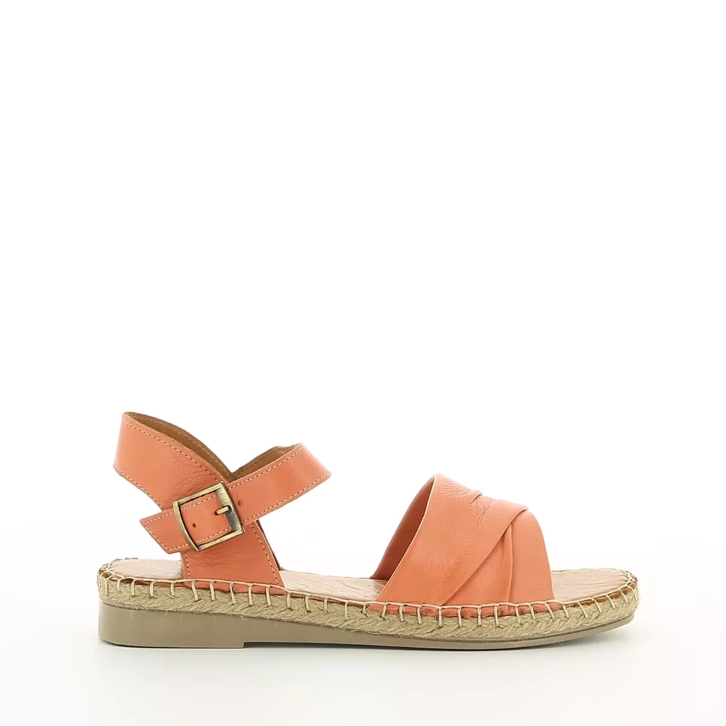 Image (2) de la chaussures Diabolo Studio - Sandales et Nu-Pieds Rouge en Cuir