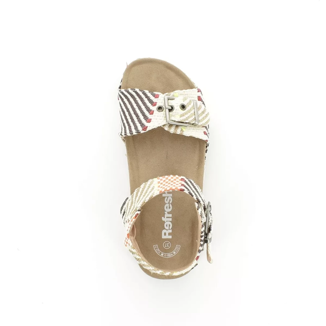 Image (6) de la chaussures Refresh - Sandales et Nu-Pieds Multicolore en Textile