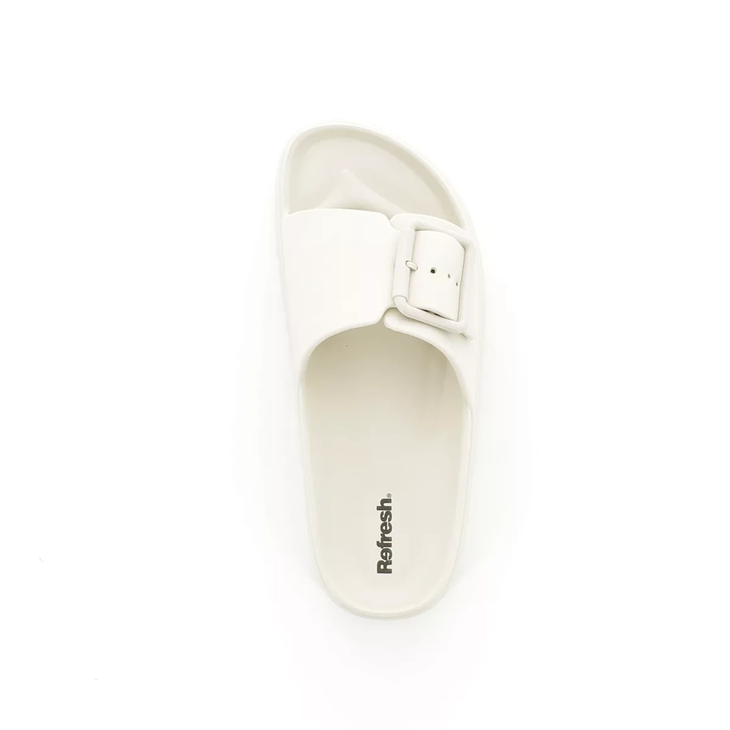 Image (6) de la chaussures Refresh - Mules et Sabots Blanc en Cuir synthétique
