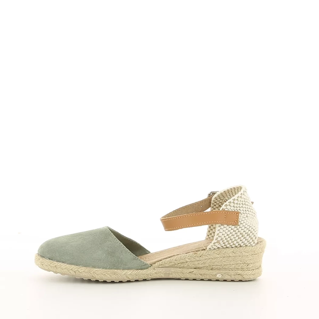 Image (4) de la chaussures Simplement B - Escarpins Vert en Cuir nubuck