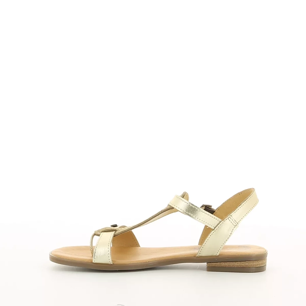 Image (4) de la chaussures Simplement B - Sandales et Nu-Pieds Or / Bronze / Platine en Cuir