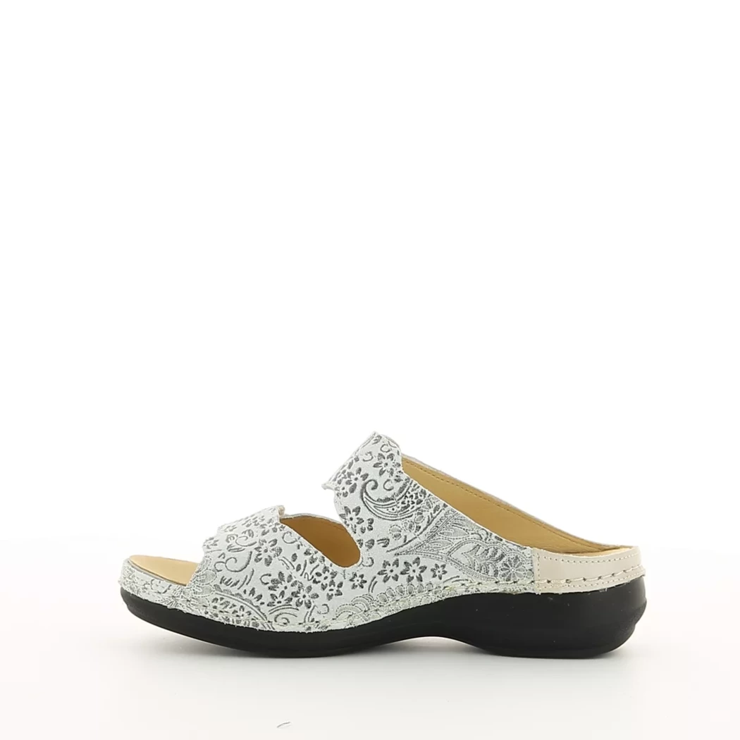 Image (4) de la chaussures Valmonte - Mules et Sabots Beige en Cuir