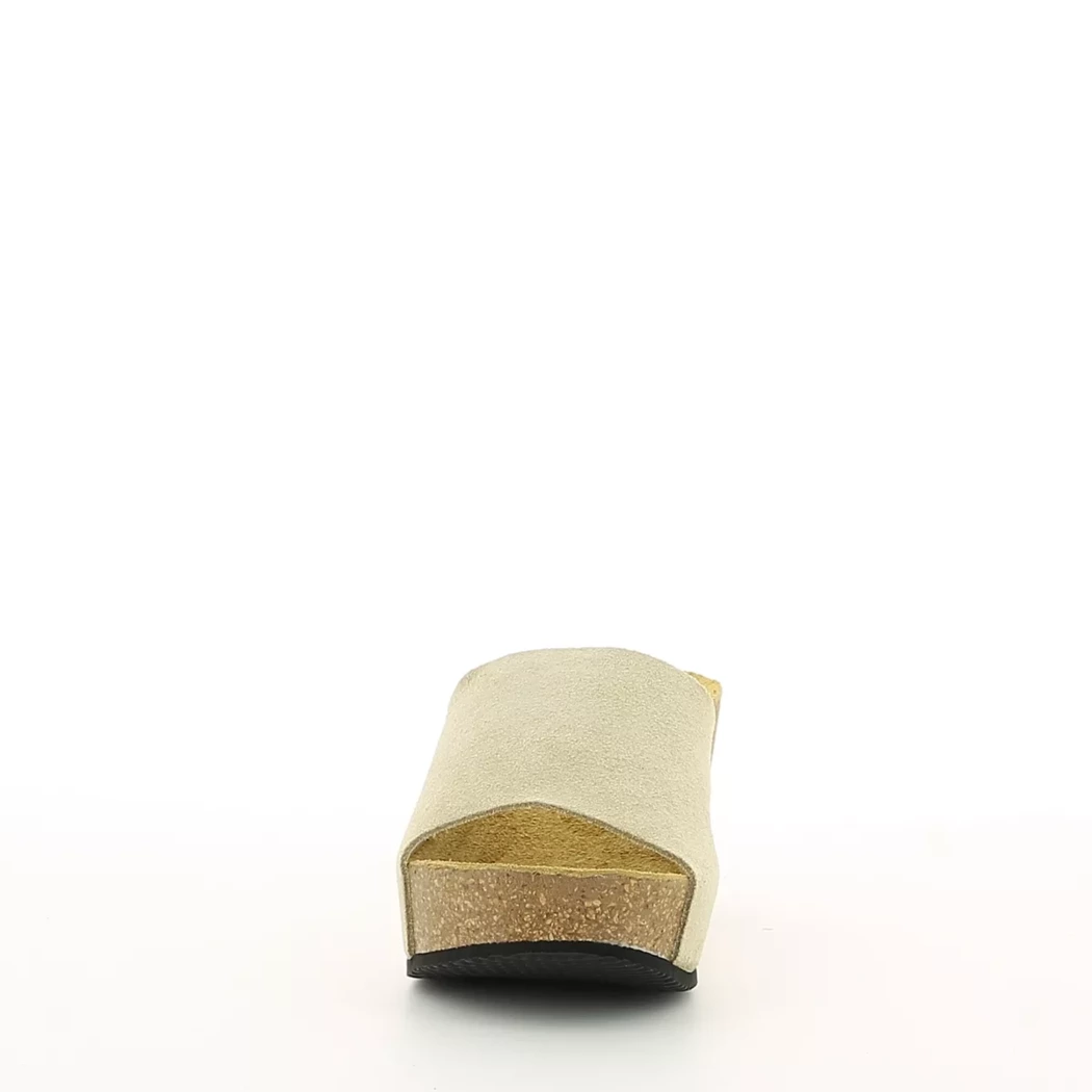 Image (5) de la chaussures Bio Divina - Mules et Sabots Beige en Cuir nubuck