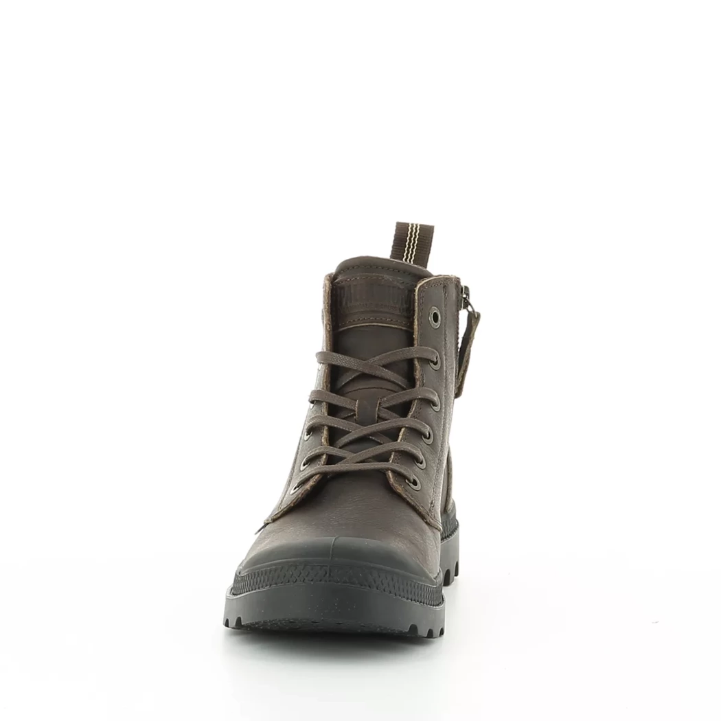 Image (5) de la chaussures Palladium - Bottines Marron en Cuir