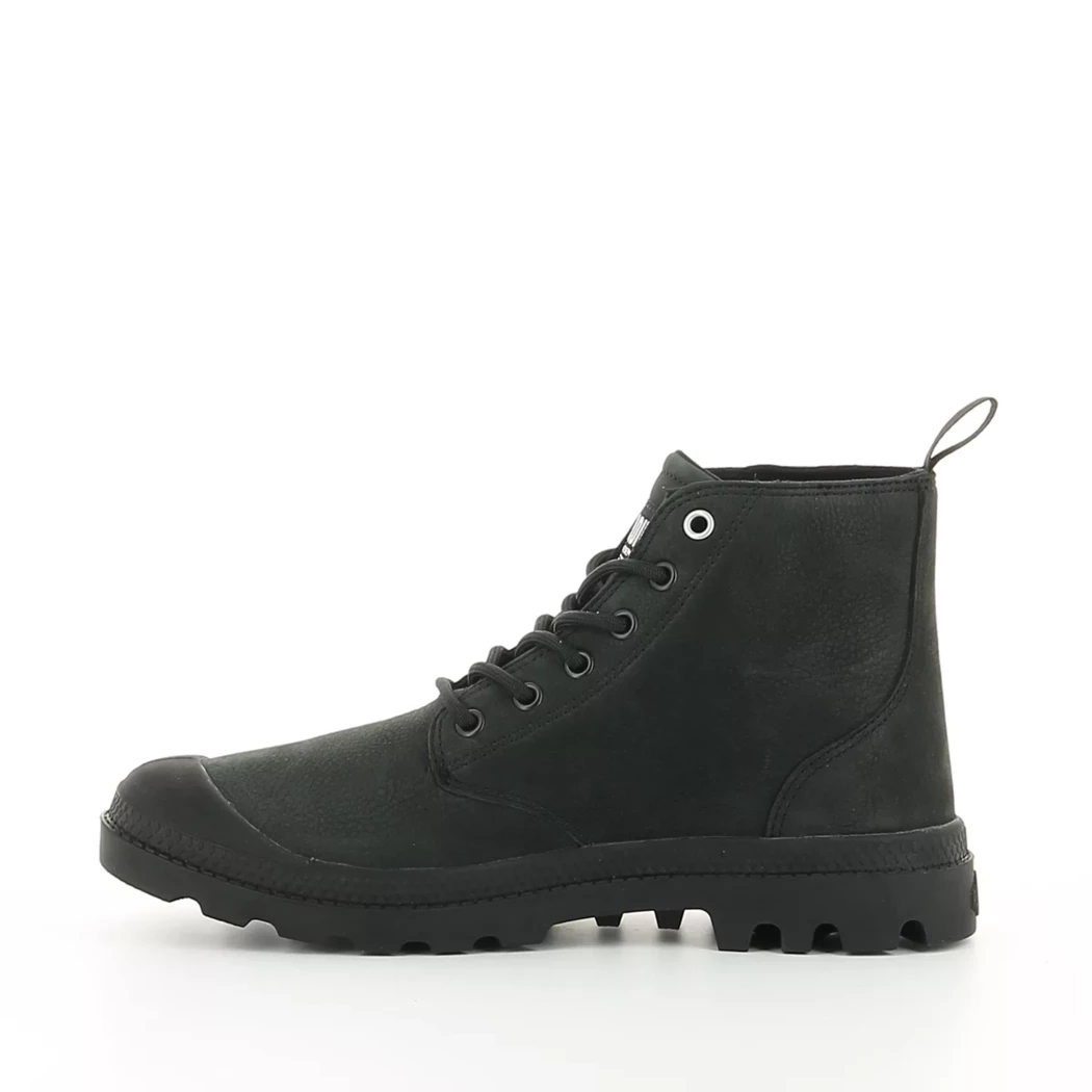 Image (4) de la chaussures Palladium - Bottines Noir en Cuir nubuck
