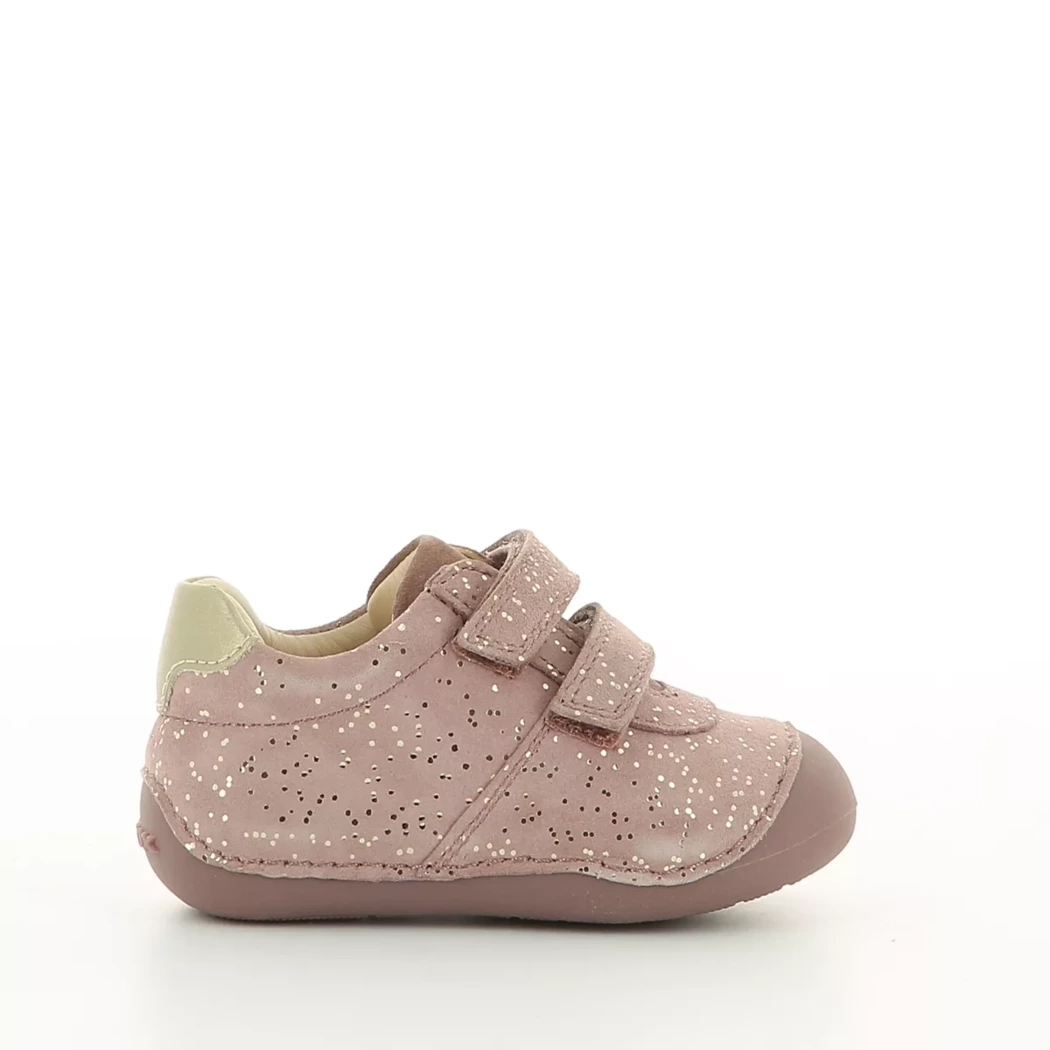 Image (2) de la chaussures Geox - Bottines Rose en Cuir nubuck