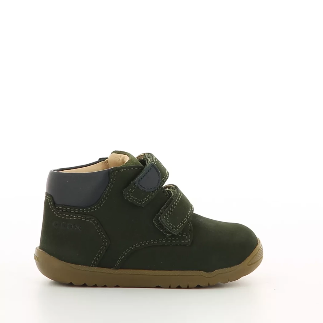 Image (2) de la chaussures Geox - Bottines Vert en Cuir nubuck