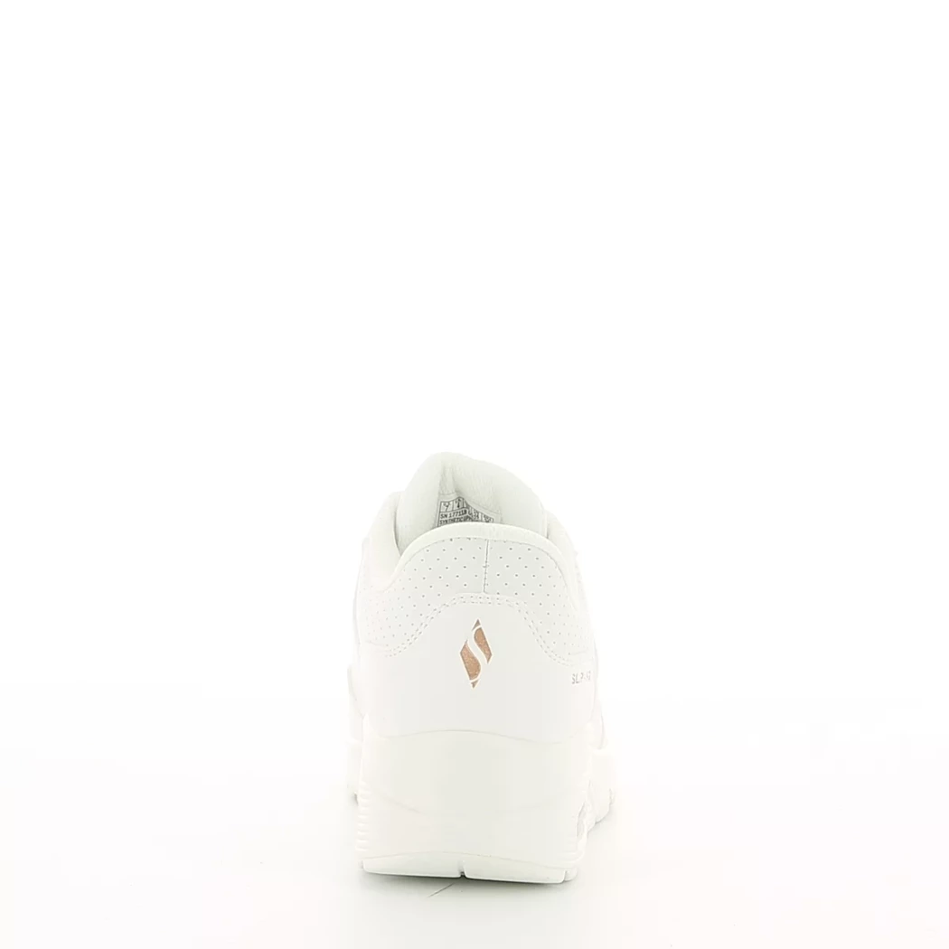 Image (3) de la chaussures Skechers - Baskets Blanc en Cuir synthétique