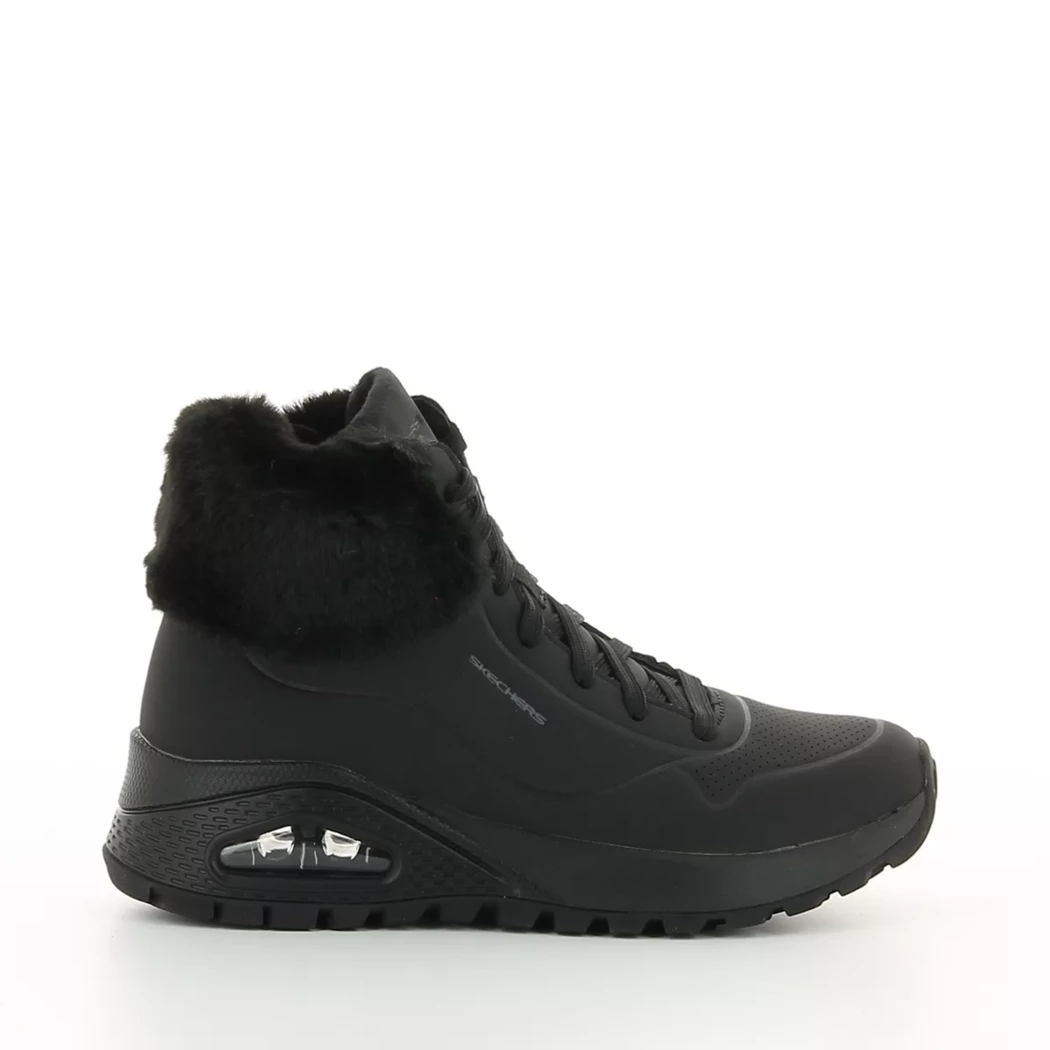 Image (2) de la chaussures Skechers - Bottines Noir en Cuir synthétique