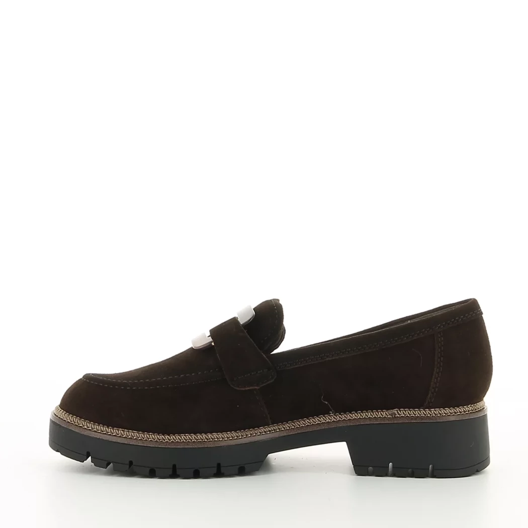 Image (4) de la chaussures Tamaris - Mocassins Marron en Cuir nubuck