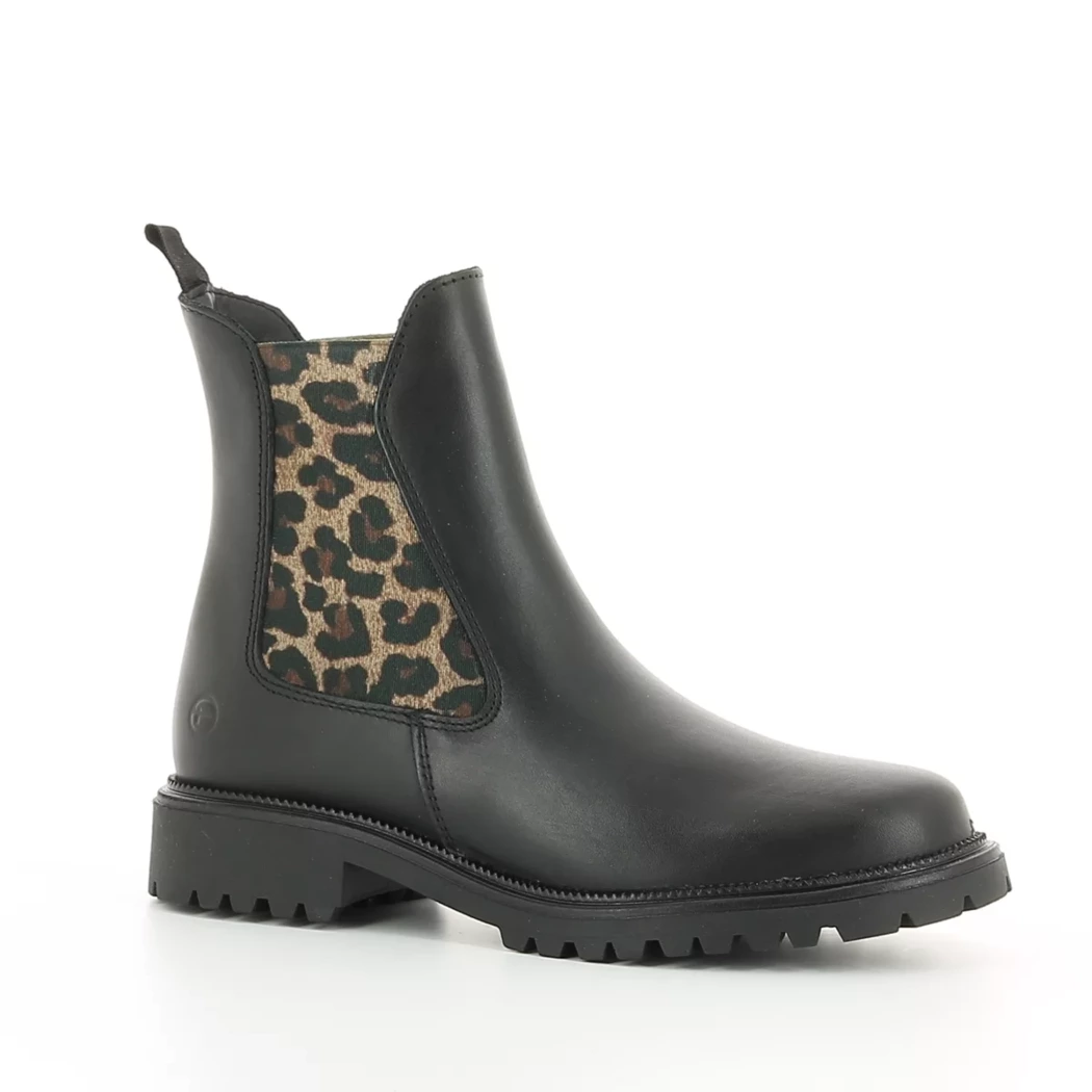 Image (1) de la chaussures Tamaris - Boots Noir en Cuir