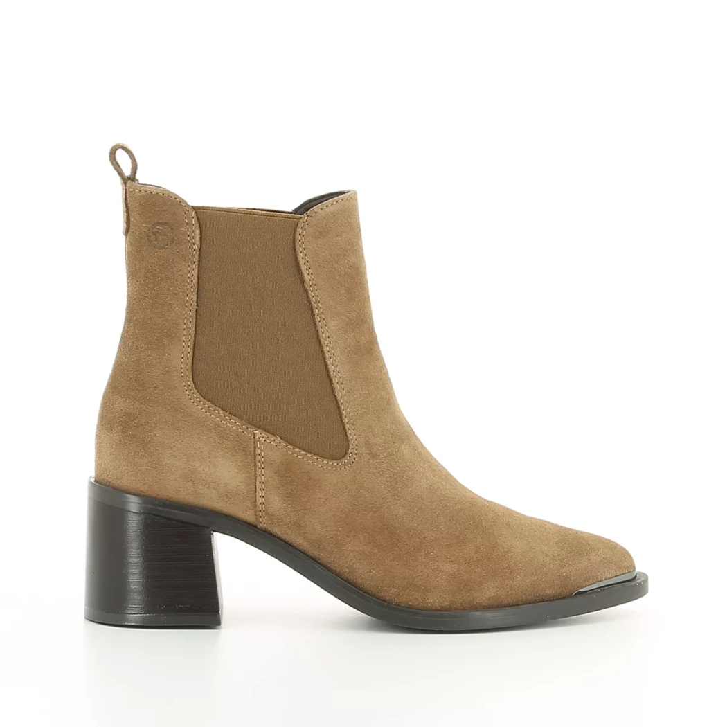 Image (2) de la chaussures Tamaris - Boots Marron en Cuir nubuck