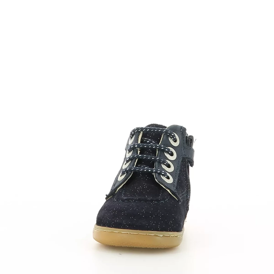 Image (5) de la chaussures Kickers - Bottines Bleu en Cuir nubuck