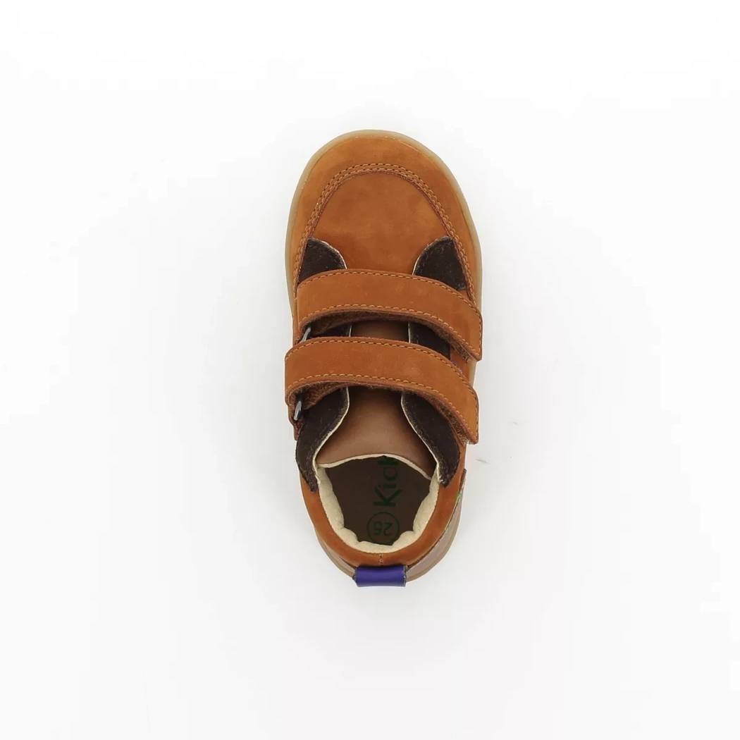 Image (6) de la chaussures Kickers - Bottines Cuir naturel / Cognac en Cuir nubuck