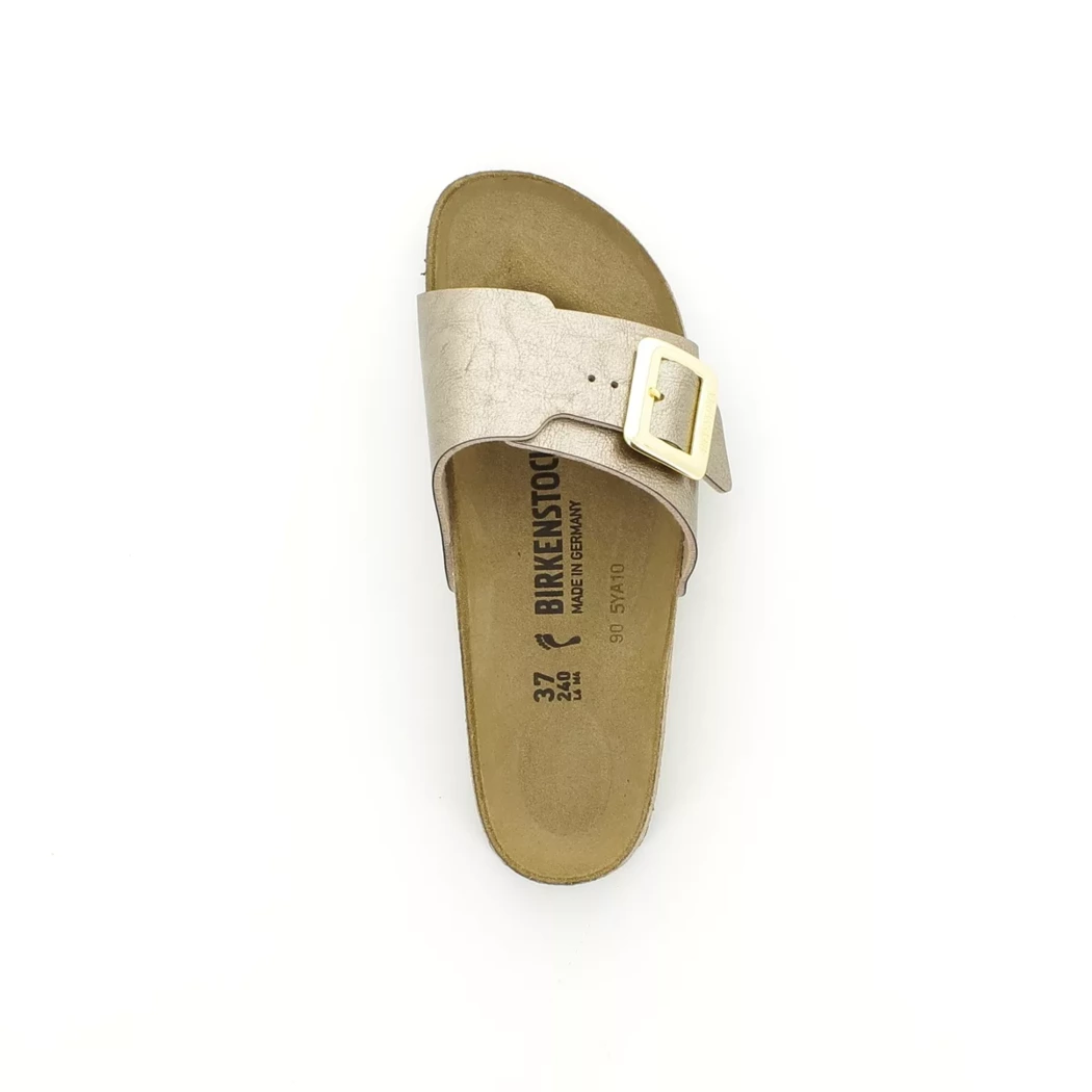 Image (6) de la chaussures Birkenstock - Mules et Sabots Taupe en Cuir synthétique